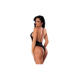 Glitz & Glam Teddy W/ Sna Crotch Black L/XL, image 5