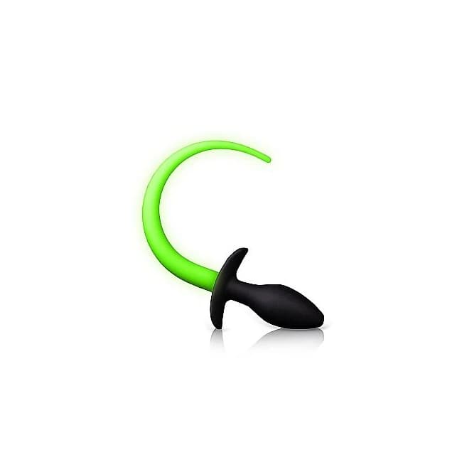 (wd) Glow Puppy Tail Plug Glow the Dark - Image 3