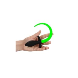(wd) Glow Puppy Tail Plug Glow the Dark - Image 4