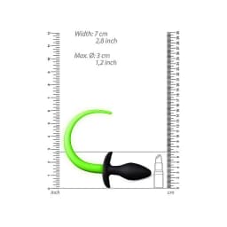 (wd) Glow Puppy Tail Plug Glow the Dark - Image 5