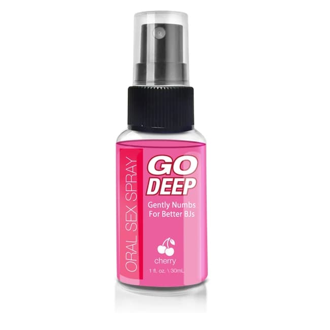(wd) Go Deep Oral Sex Spray Ch 1 Oz - Image 1