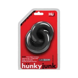 (wd) Hunkyjunk Duo Linked Cock Rings Tar (net) - Image 4