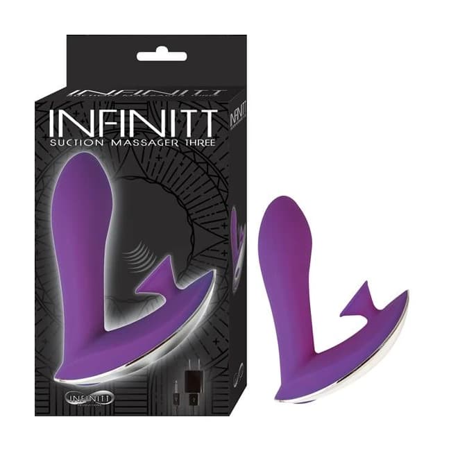 (WD) INFINITT SUCTION MASSAGER THREE PURPLE  - Image 1