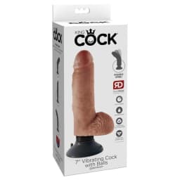 King Cock Cock w/ Balls Vibrating, image 7