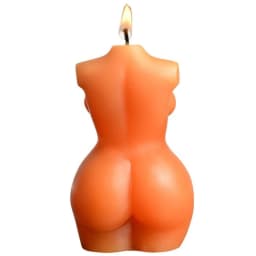 Lacire Orange Torso Form Candle, image 1