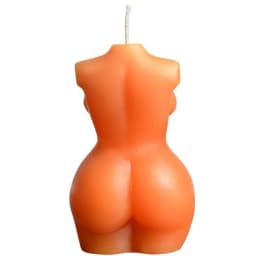 Lacire Orange Torso Form Candle, image 2