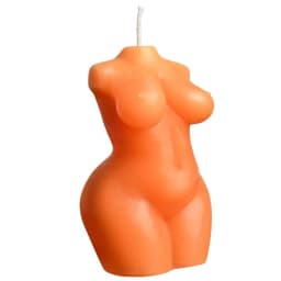 Lacire Orange Torso Form Candle, image 3