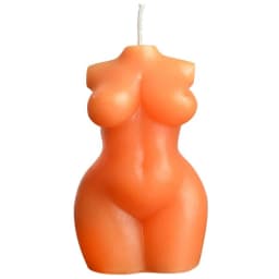 Lacire Orange Torso Form Candle, image 4