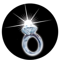 Light up Diamond Ring 5pk, image 2