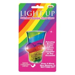 Light up Rainbow Boobie Shot Glass, image 2