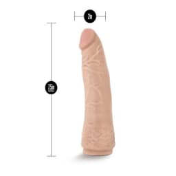 Lock on 7.5in Realistic L on Dildo Vanilla, image 3