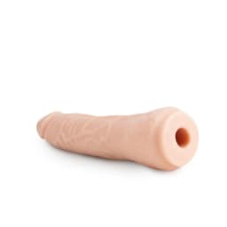 Lock on 7.5in Realistic L on Dildo Vanilla, image 4
