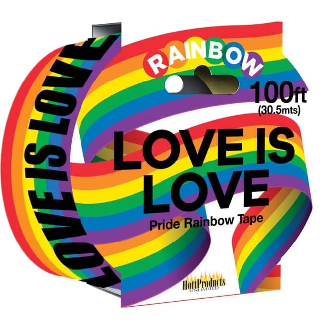 (wd) Love Is Love Rainbow Caut Tape - Image 1
