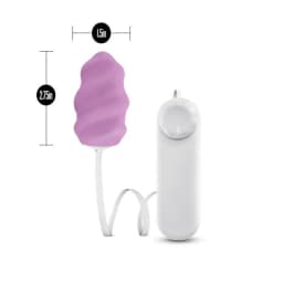 Luxe Swirl Bullet W/ Sili Sleeve Purple, image 3