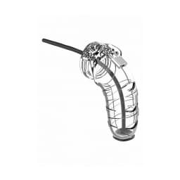 Mancage Model 17 Chastity in Cage W/ Plug, image 1