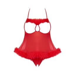 Marabou Babydoll Set, image 6