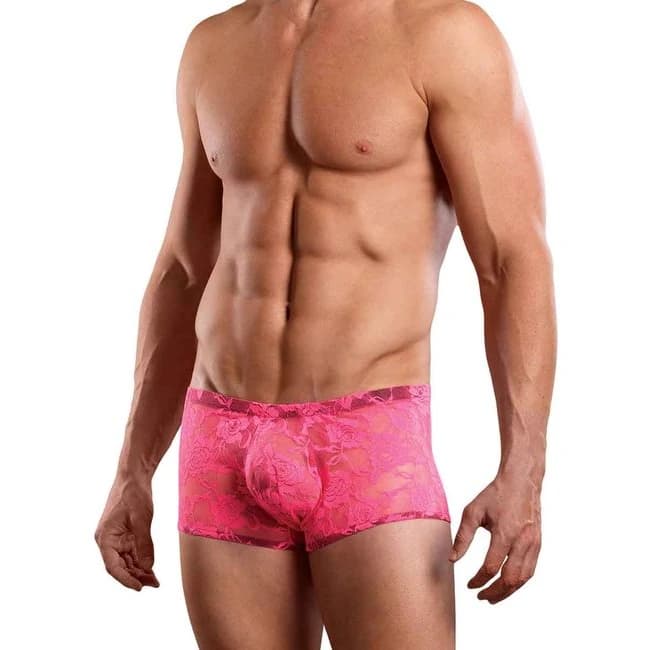 (WD) MINI SHORT NEON LACE HOT LARGE  - Image 1