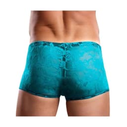 Mini Short Neon Lace Turq, image 1