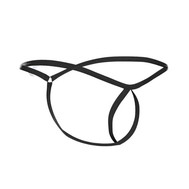 (WD) MOB TEAR DROP THONG BLACK  - Image 1