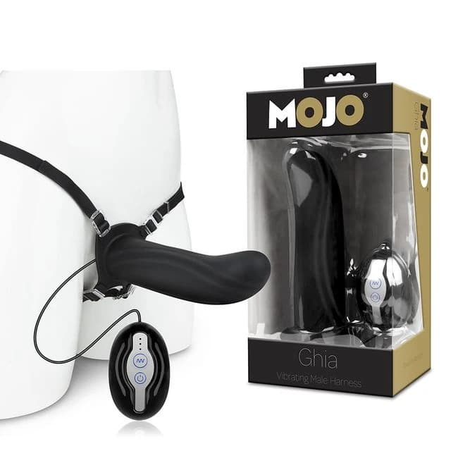 (wd) Mojo Ghia Vibrating Male Harness - Image 1