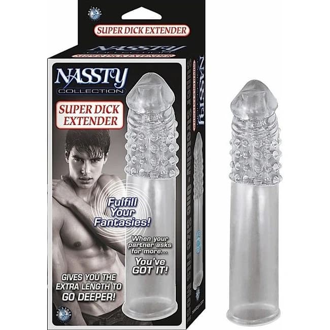 (WD) NASSTY COLLECTION SUPER D EXTENDER CLEAR  - Image 1