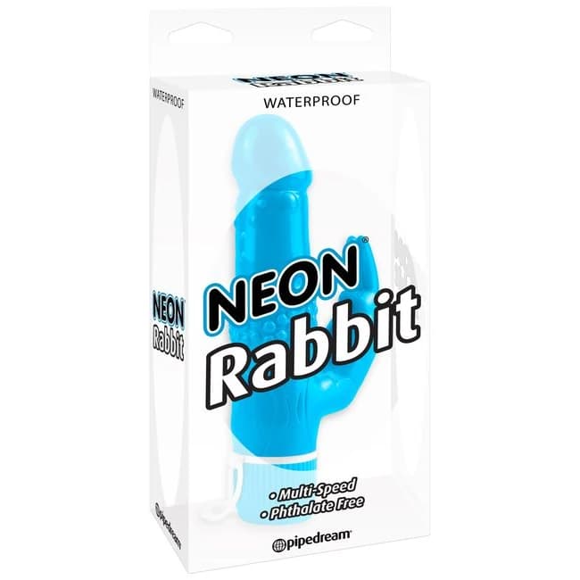 (wd) Neon Luv Touch Rabbit Vib Blue - Image 1