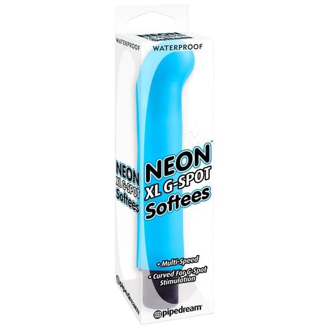 (wd) Neon Luv Touch Xl G Spot Softees Blue - Image 1