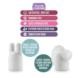 Noje Pleasure Wand Heads Hugger & Flicker, image 5