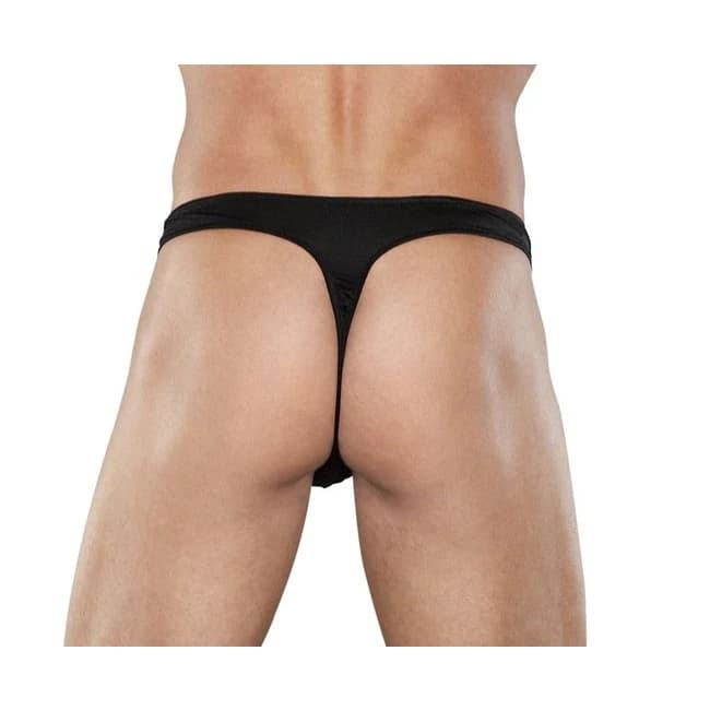 (wd) Nylon/spandex Zipper Thon Black S/m - Image 1
