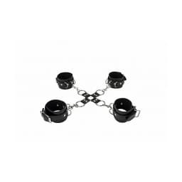 Ouch Leather Hand & Legcu Black, image 1
