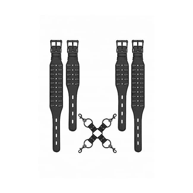 (wd) Ouch! Skulls & Bones Hogt W/ Skulls Black - Image 1