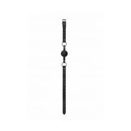 Ouch! Skulls & Bones Sili Ball Gag Black, image 2