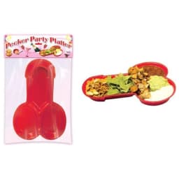 (WD) PARTY PECKER PLATTER RED  - Image 1