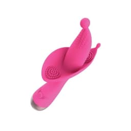 (wd) Passion Flower Bud Heat U Massager Pink - Image 4