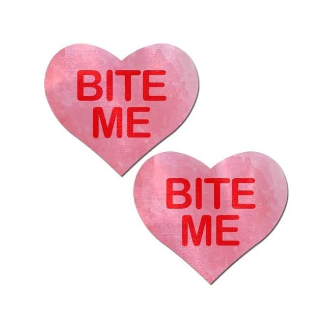 (wd) Pastease Liquid Pink Hear Bite Me - Image 1