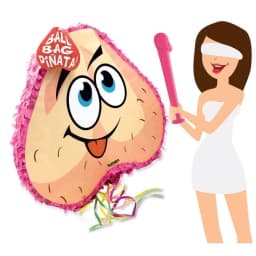 Pink Pecker Bat & Ball Ba Pinata Combo Pack, image 5