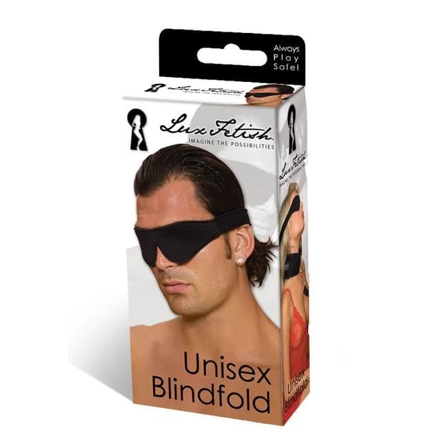 (wd) Polyester Blindfold Black - Image 1