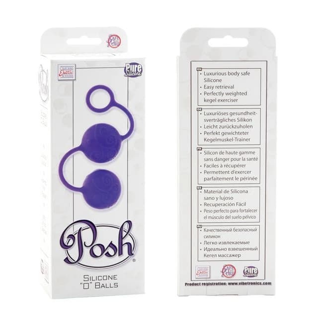 (wd) Posh Silicone O Balls Pur - Image 1