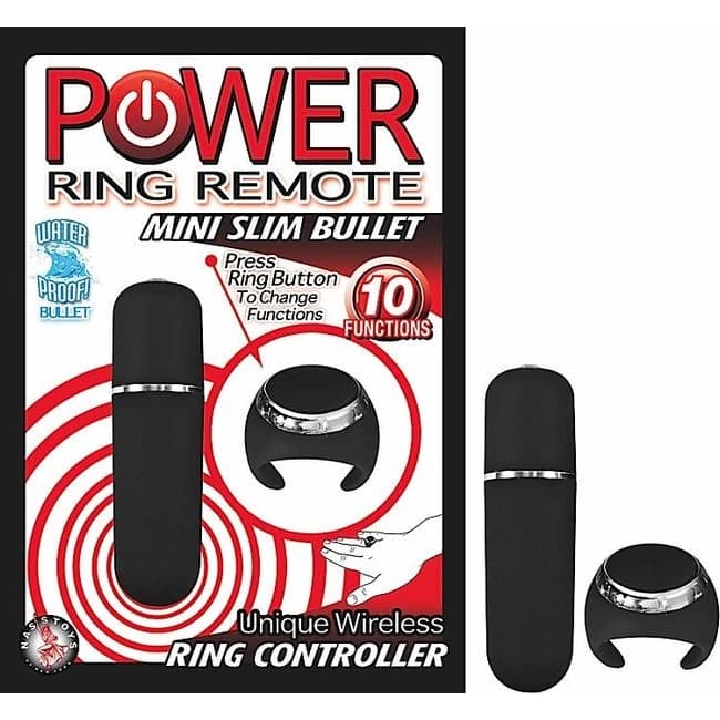(wd) Power Ring Remote Mini Sl Bullet Black - Image 1