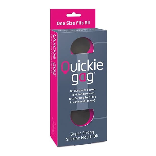 (WD) QUICKIE BIT GAG BLACK  - Image 1