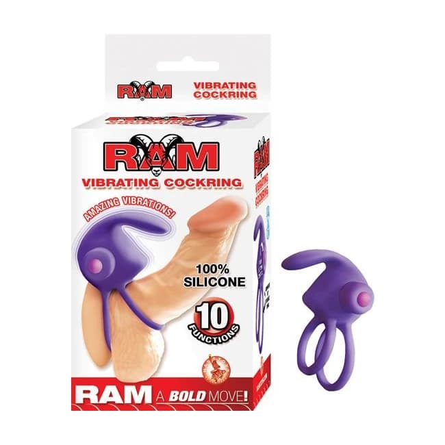 (wd) Ram Vibrating Cockring Pu - Image 1