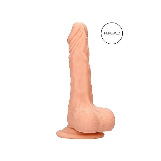 (wd) Realrock 9in Dong Flesh W Testicles - Image 1