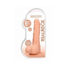 (wd) Realrock 9in Dong Flesh W Testicles - Image 2