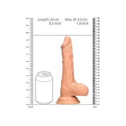 (wd) Realrock 9in Dong Flesh W Testicles - Image 8