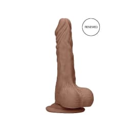 (wd) Realrock 9in Dong Tan W/ Testicles - Image 1