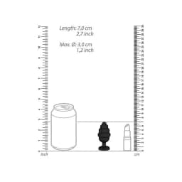 Regular Ribbed Diamond He Plug, image 3