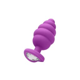 Regular Ribbed Diamond He Plug, image 8