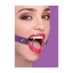 (WD) RING GAG XL PURPLE  - Image 1