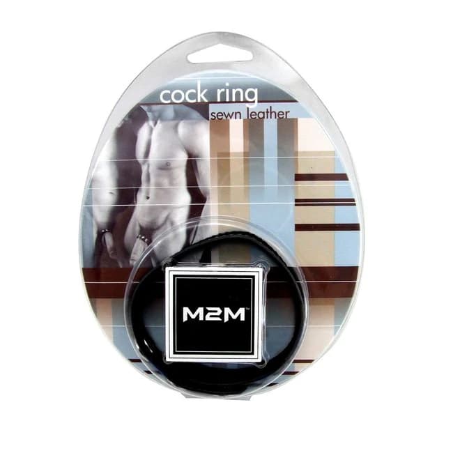 (wd) Ring Leather 3 Snaps Blac - Image 1