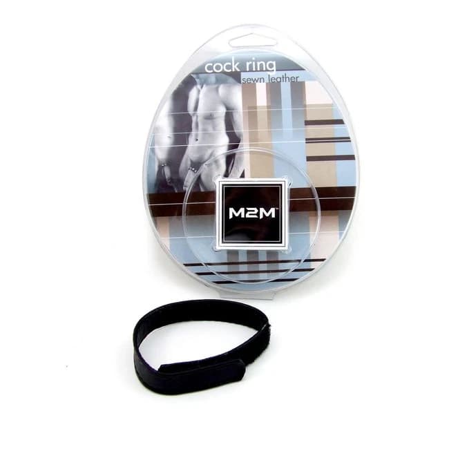 (wd) Ring Leather Velcro Black - Image 2